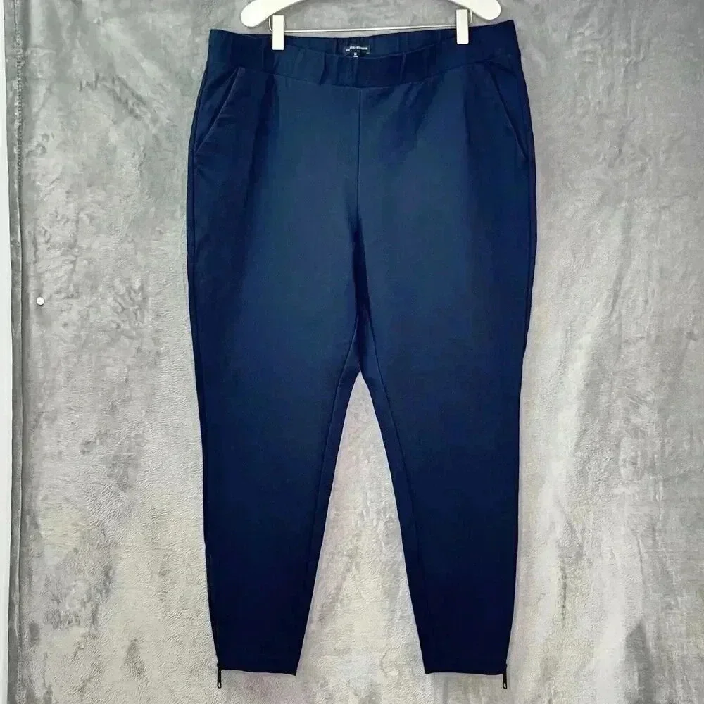 Universal Standard Moro Pocket Signature Ponte Pants 18-20 Navy Comfort‎ Pull On